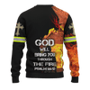 Jesus Firefighter God Will Bring You Through The Fire Customized 3D All Over Printed hoodie