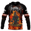 Firefighter US Army Customized 3D All Over Printed hoodie