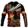 God Made Firefighters Cops Need Heroes Too Jesus Firefighter Customized 3D All Over Printed hoodie