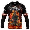 Firefighter US Army Customized 3D All Over Printed hoodie