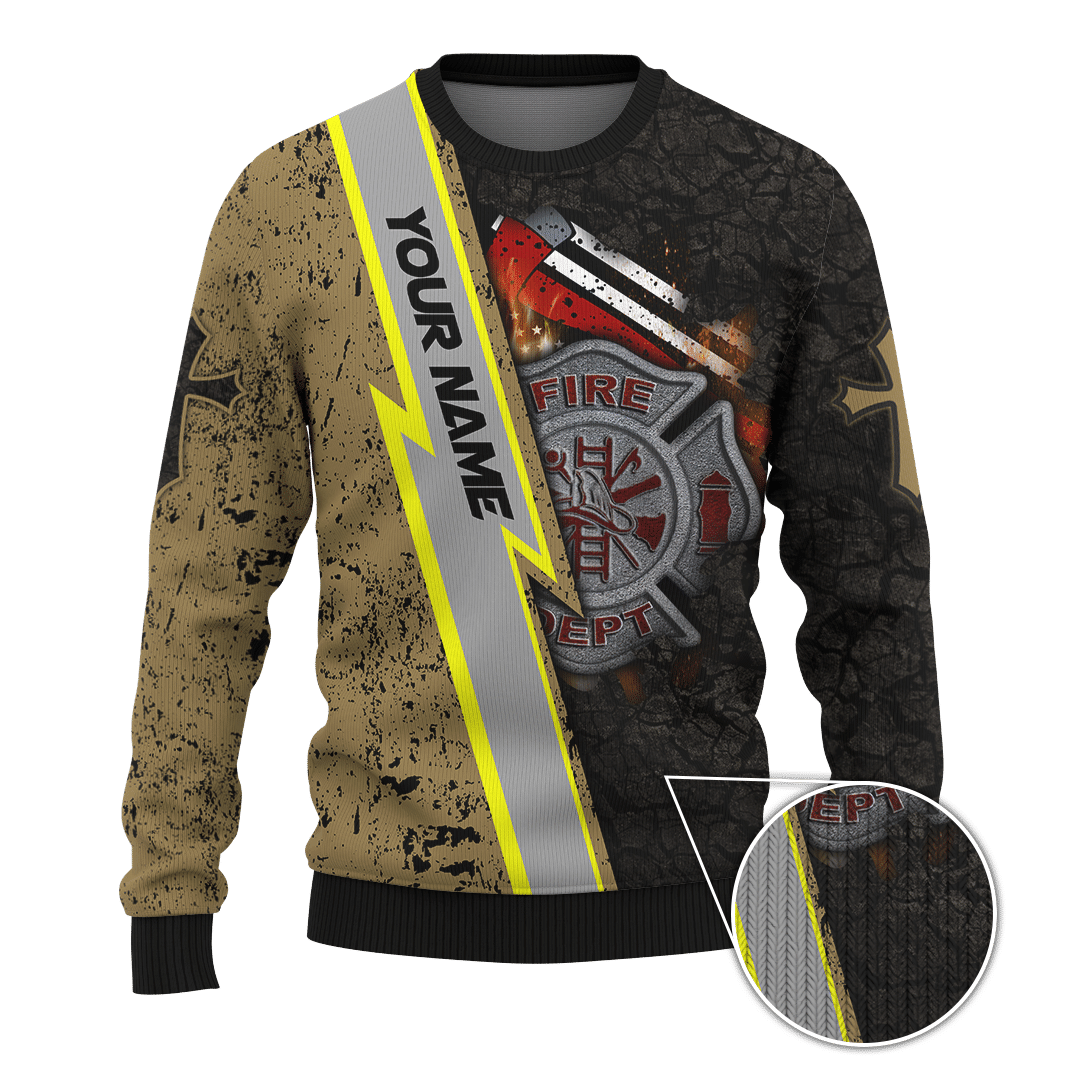 Jesus Firefighter God Made Firefighters Cops Need Heroes Too Customized 3D All Over Printed hoodie