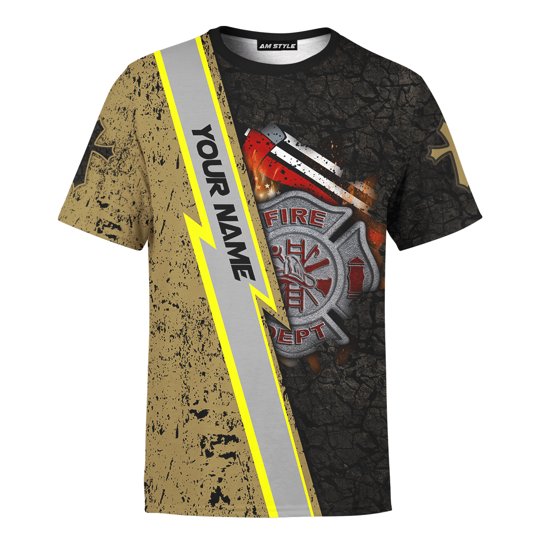 Jesus Firefighter God Made Firefighters Cops Need Heroes Too Customized 3D All Over Printed hoodie