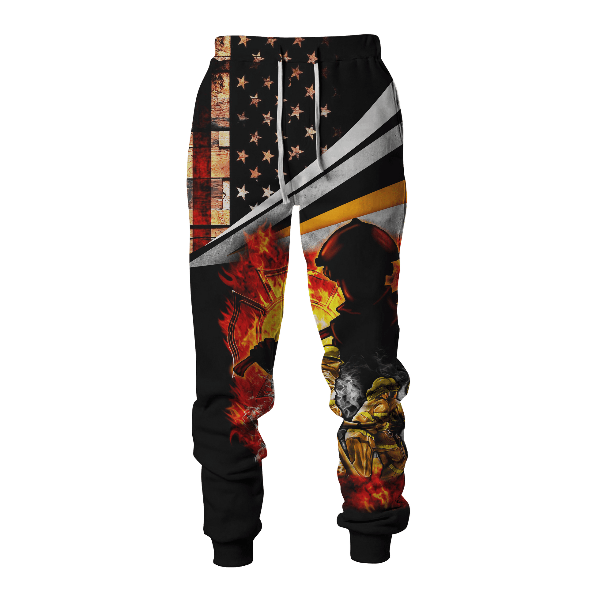 God Made Firefighters Cops Need Heroes Too Jesus Firefighter Customized 3D All Over Printed hoodie