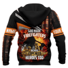 God Made Firefighters Cops Need Heroes Too Jesus Firefighter Customized 3D All Over Printed hoodie