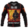 Jesus Firefighter Fireman Prayer Never Forget Customized 3D All Over Printed hoodie
