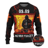 Jesus Firefighter Fireman Prayer Never Forget Customized 3D All Over Printed hoodie