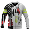Jesus Firefighter First In Last Out Customized 3D All Over Printed Shirt Hoodie