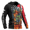Jesus Firefighter Breathtaking Firefighter Customized 3D All Over Printed Shirt Hoodie