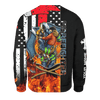 Jesus Firefighter Breathtaking Firefighter Customized 3D All Over Printed Shirt Hoodie