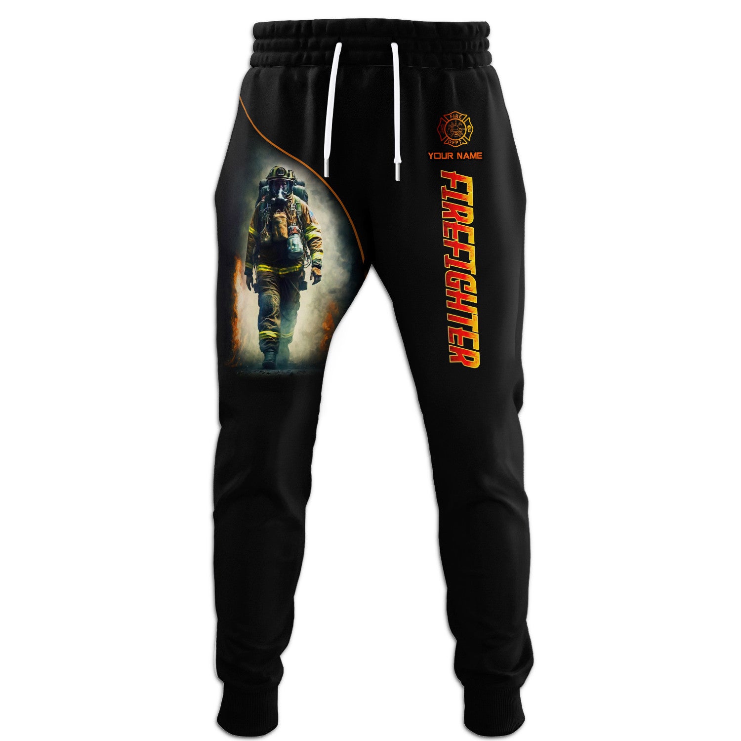 Firefighter Works On Fire 3D Full Print Shirt Fire Man Shirt Gift For Firefighters