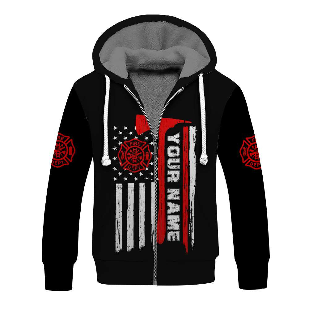 Customize Name Firefighter 3D All Printed Hoodie For Men And Women DA