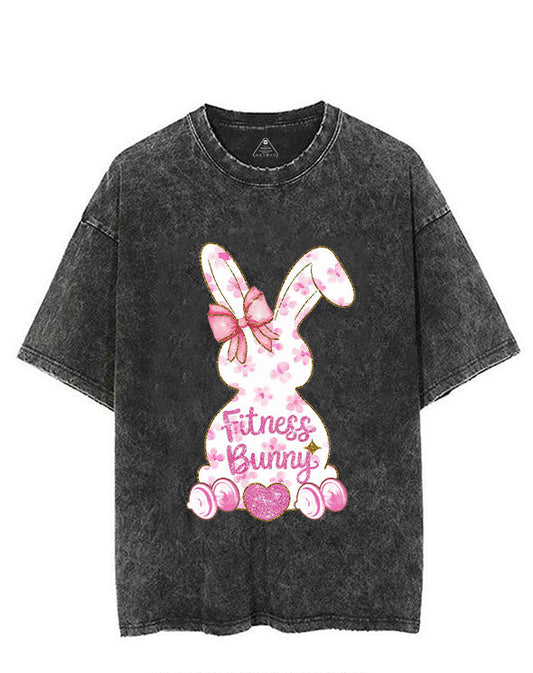 FITNESS BUNNY VINTAGE GYM SHIRT