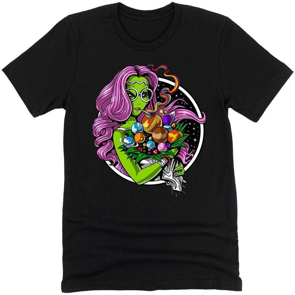 Alien Hippie Stoner T-Shirt