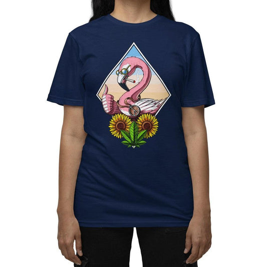 Hippie Flamingo T-Shirt
