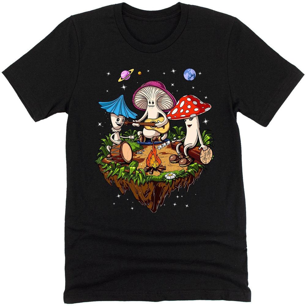 Hippie Mushrooms Camping T-Shirt