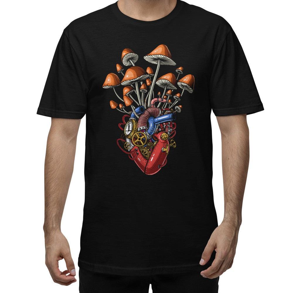 Steampunk Mushrooms T-Shirt