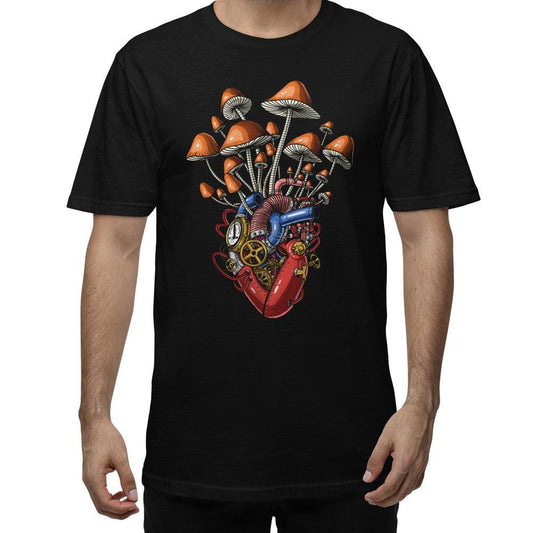 Steampunk Mushrooms T-Shirt