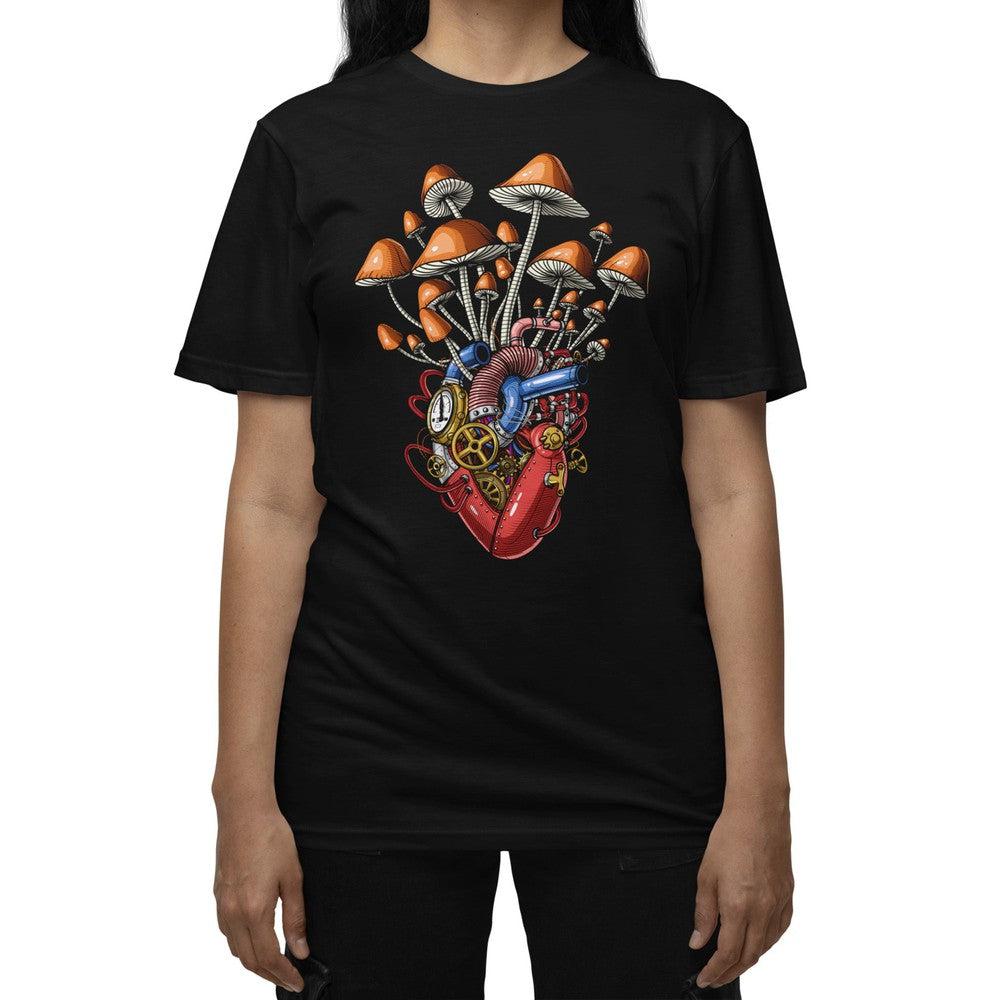 Steampunk Mushrooms T-Shirt