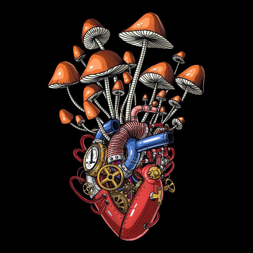 Steampunk Mushrooms T-Shirt