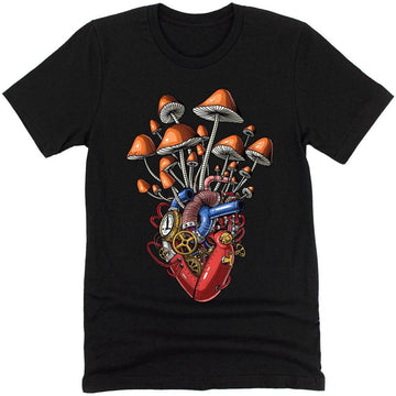 Steampunk Mushrooms T-Shirt
