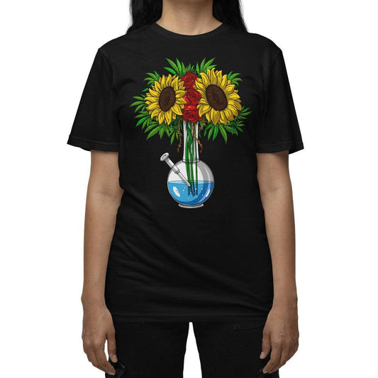 Weed Bong Vase T-Shirt