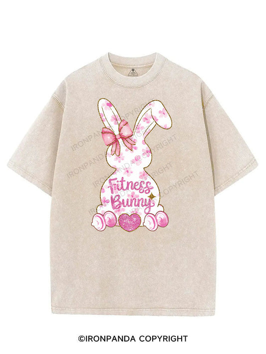 FITNESS BUNNY VINTAGE GYM SHIRT