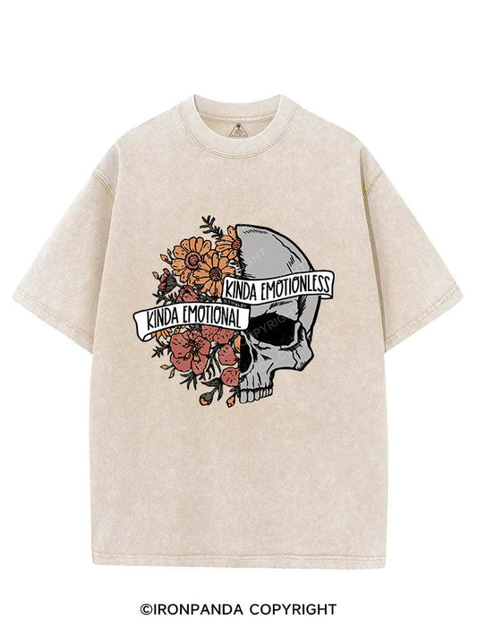 KINDA EMOTIONAL KINDA EMOTIONLESS VINTAGE GYM SHIRT