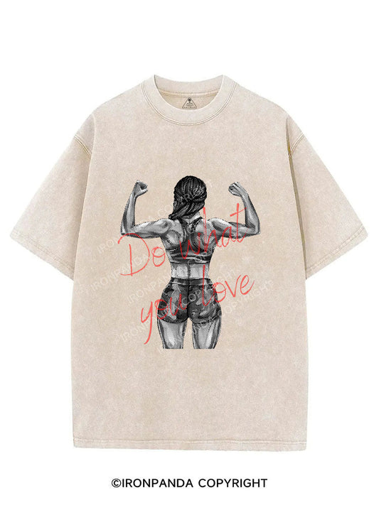 Do what you love Vintage Gym Shirt