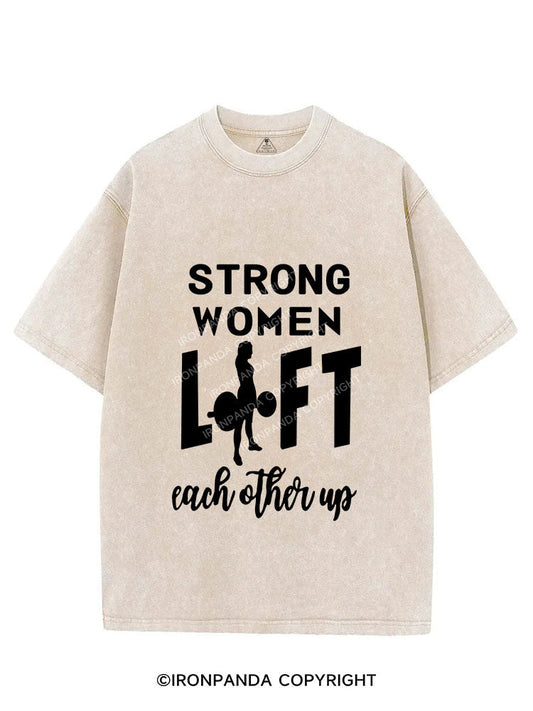 Strong Women Lift Vintage Gym Shirt