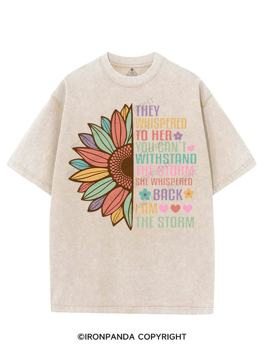 I AM THE STORM VINTAGE GYM SHIRT