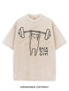 BACK TO THE GYM CAT VINTAGE GYM SHIRT