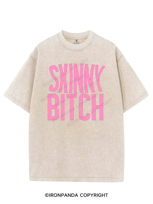 SKINNY BITCH VINTAGE GYM SHIRT