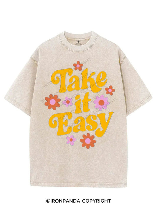 TAKE IT EASY VINTAGE GYM SHIRT
