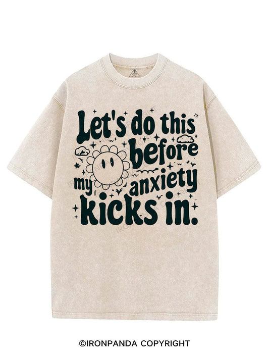 LET'S DO THIS BEFORE MY ANXIETY KICKS IN VINTAGE GYM SHIRT