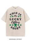THIS IS MY LUCKY LIFTING SHIRT VINTAGE GYM SHIRT