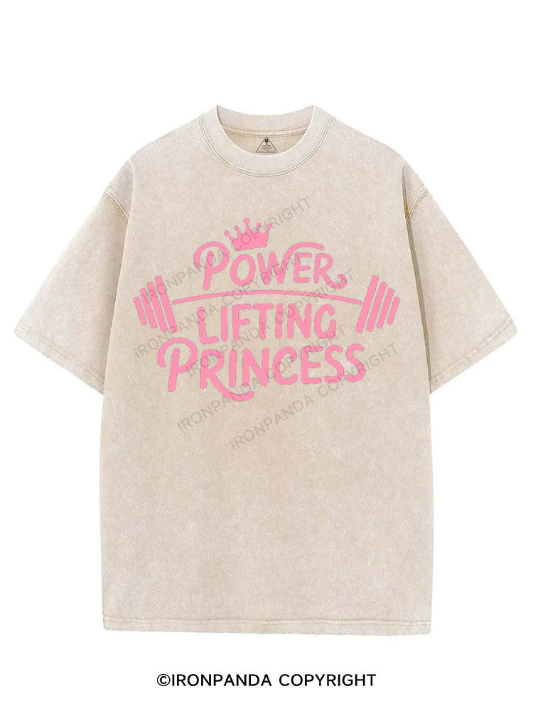 POWER LIFTING PRINCESS VINTAGE GYM SHIRT
