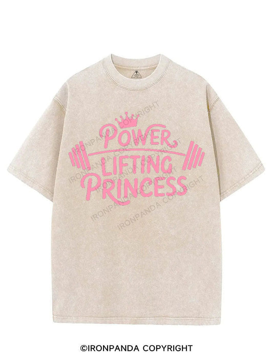 POWER LIFTING PRINCESS VINTAGE GYM SHIRT