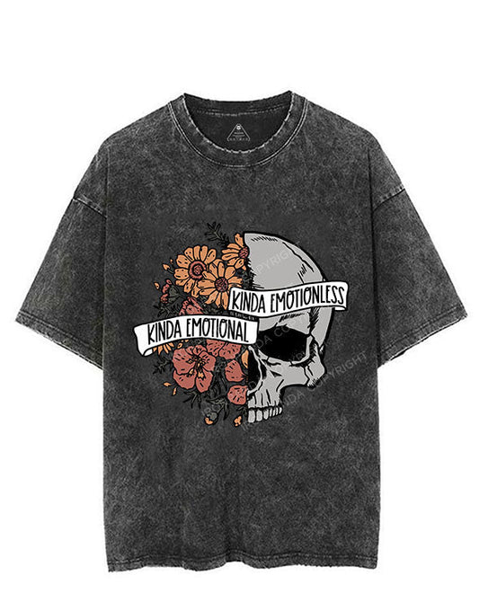 KINDA EMOTIONAL KINDA EMOTIONLESS VINTAGE GYM SHIRT