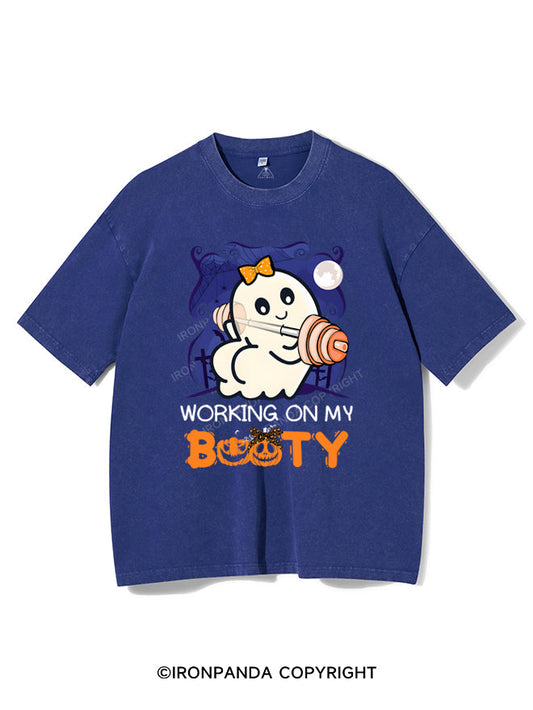 WORKING ON MY BOOTY VINTAGE GYM SHIRT