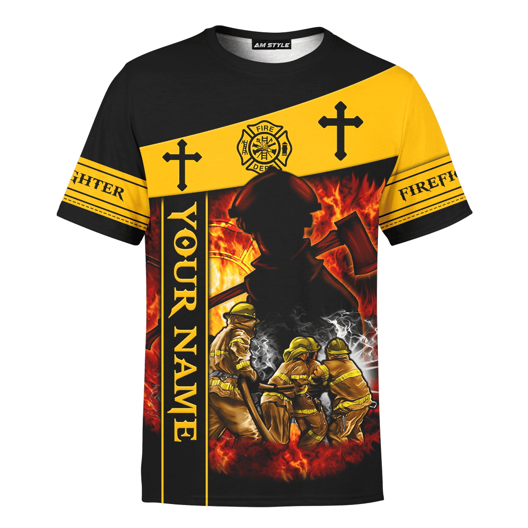 God Bless Our Firefighter One And All Keep Them Safe On Every Call Customized 3D All Over Printed hoodie