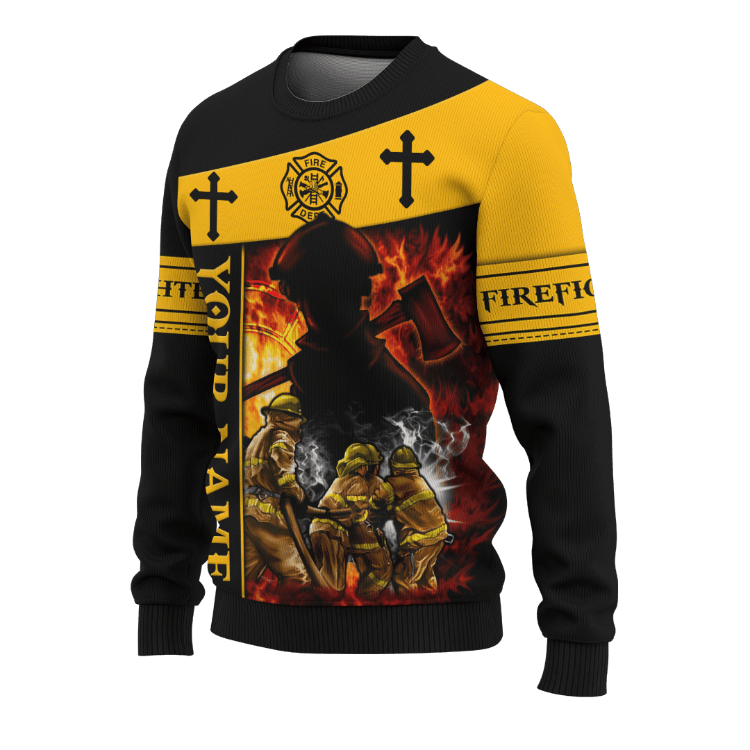God Bless Our Firefighter One And All Keep Them Safe On Every Call Customized 3D All Over Printed hoodie