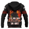 US Army Firefighter And Devil Jesus Customized 3D All Over Printed hoodie