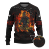 US Army Firefighter And Devil Jesus Customized 3D All Over Printed hoodie