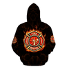 Firefighter'S Wife All Over Print 3D Hoodie