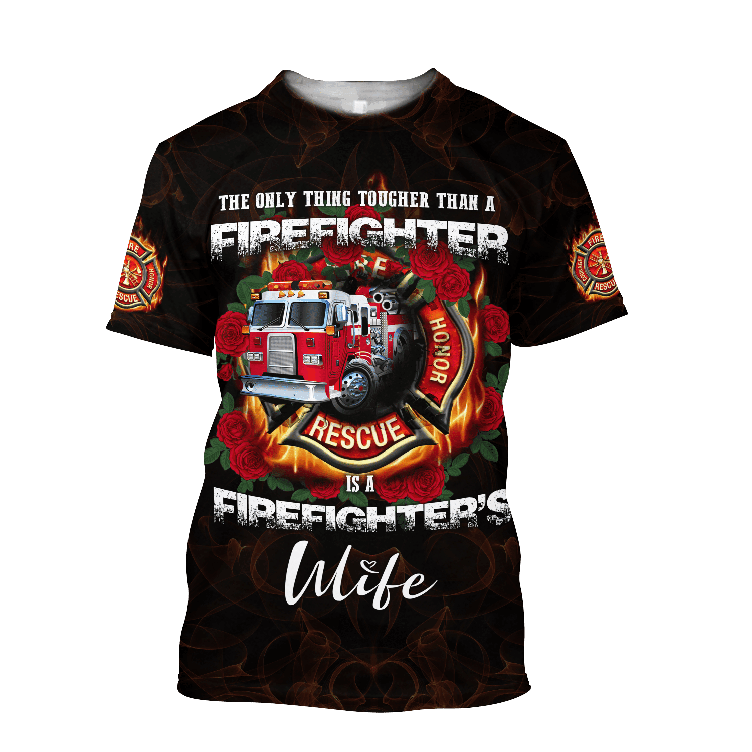 Firefighter'S Wife All Over Print 3D Hoodie