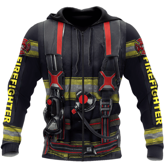 Customize Name Firefighter Hoodie For Men And Women