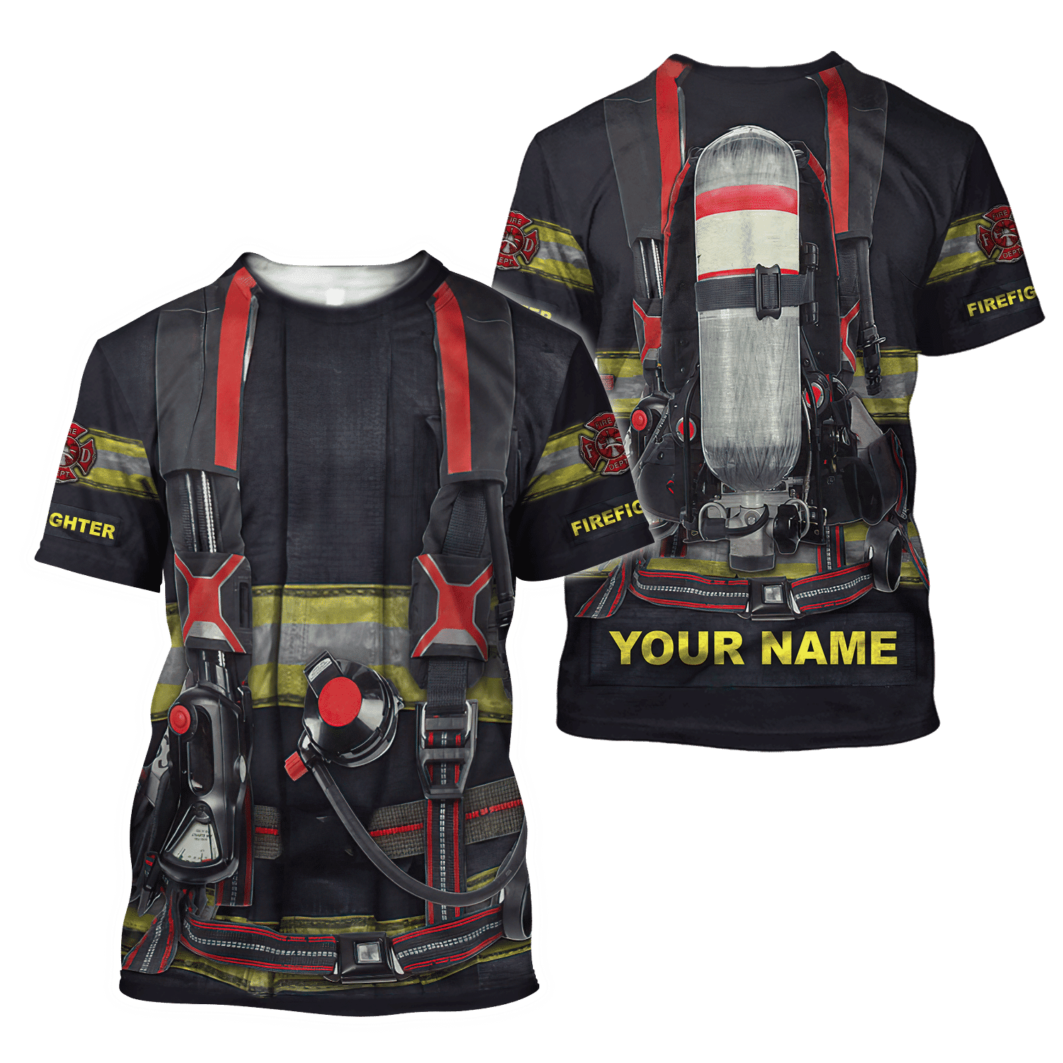 Customize Name Firefighter Hoodie For Men And Women
