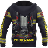 Customize Name Firefighter Hoodie For Men And Women