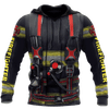 Customize Name Firefighter Hoodie For Men And Women