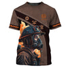 Fire Man 3D Custom Name Shirt Personalized Gift For Firefighters